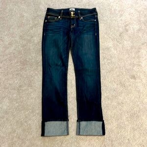 Hudson jeans, cuffed, size 26, excellent condition